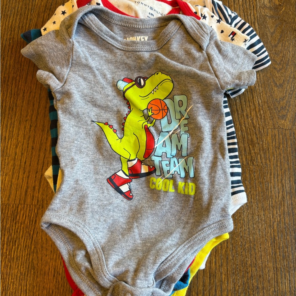 Mixed Pack (6) Baby Boy Onesies